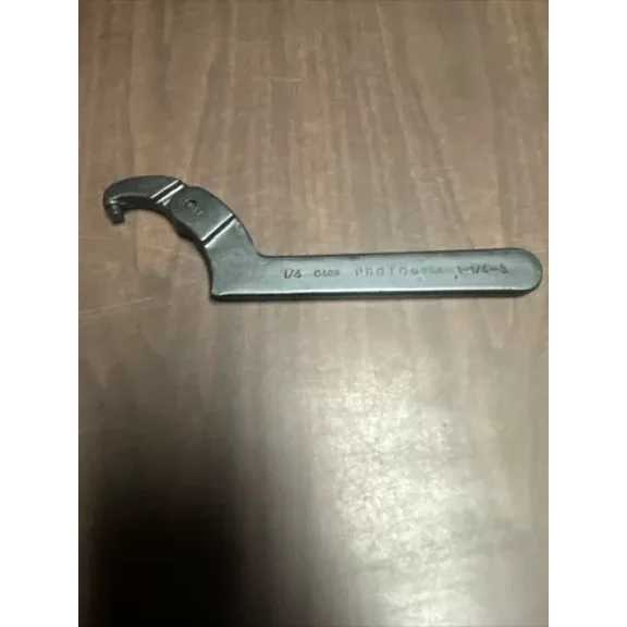 Proto C495 1-1/4" To 3" Adjustable Pin Spanner Wrench Made In Usa