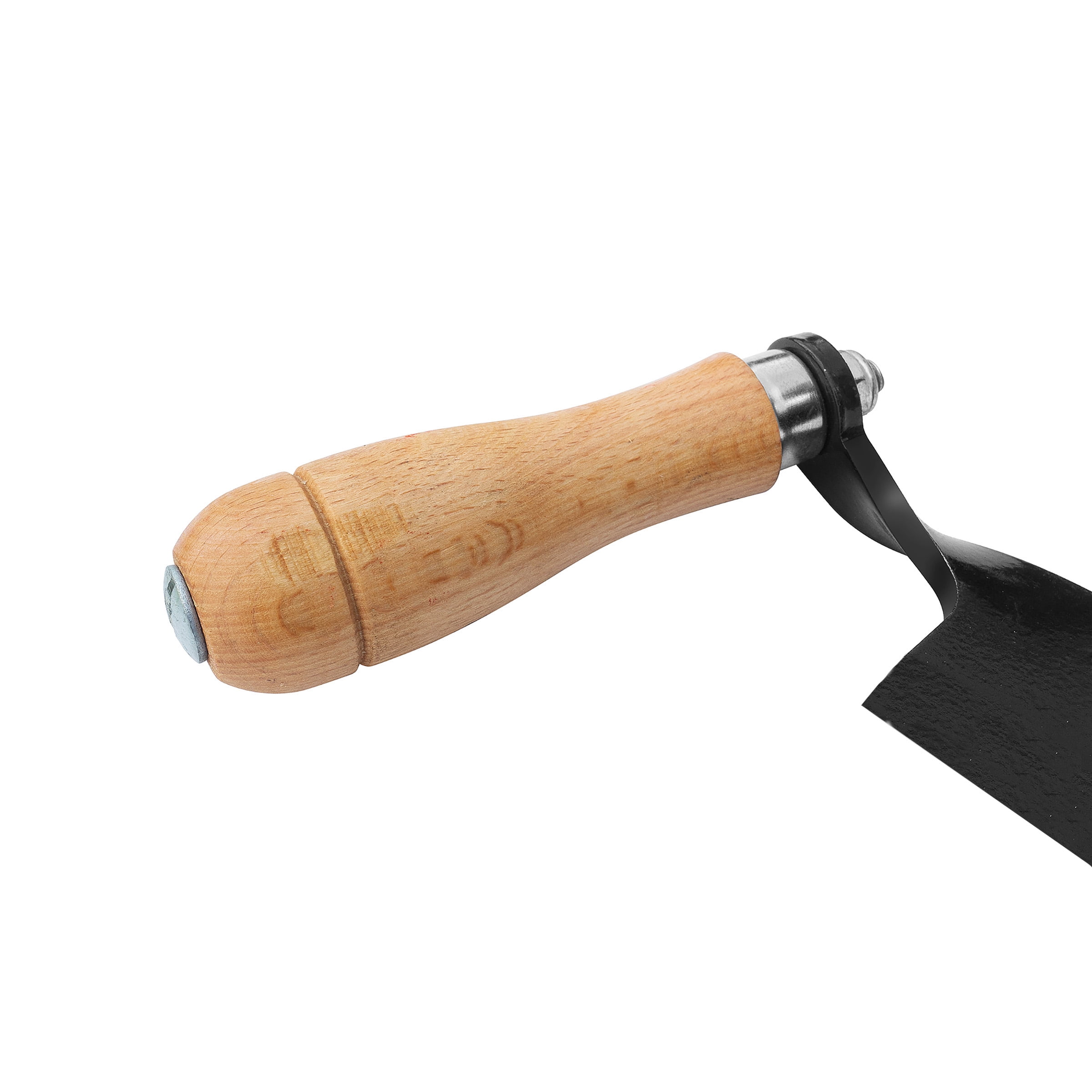 Earth Worth 8-inch Draw Knife - Straight Draw Shaver with Wood Grip Handles and Blade Cover - Debarking Tool for Firewood, Logs, and Fence Posts