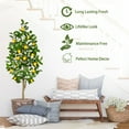 thumbnail image 7 of GnFlus 4ft Artificial Lemon Tree Fake Lemon Plant in Pot Large Fake Floor Plants Faux Trees Indoor kitchen Lemon Home Decor, 7 of 7