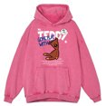 thumbnail image 3 of Sudadera holgada estilo hip hop para hombre, estilo retro, desgastado, estilo americano, con capucha, 100 % algodón, para otoño, 3 of 4
