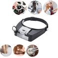 thumbnail image 5 of Sincero Lupa con Diadema Relojero Lupa Manos Libres con Luz Lupa con Auriculares Lupa con Luz LED, para Relojero, Joyero, Lectura, 5 of 5