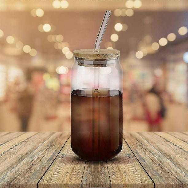 2pcs-Iced Tea Glasses Cola Can Glasses Glass Drinking Cups Glass Drinking Glasses(395ml/580ml)