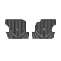 WeatherTech All-Weather Floor Mats compatible with 2019-2022 Jeep Wrangler 2-Door - 2nd Row, Black