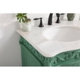 thumbnail image 4 of Elegant Kitchen and Bath 27 Inch Single Bathroom Vanity In Vintage Mint, 4 of 8