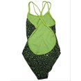 thumbnail image 2 of NIKE Girl's Thin Straps Cross Back One Piece Swimsuit, Yellow, 28, 2 of 2