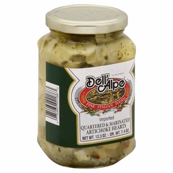 Pack of 12 Dell'Alpe Marinated Artichokes 12 oz