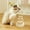 Beige-B/B, variant on Interactive Cat Spring Toy Fuzzy Base Fish Teaser Bouncing Play for Indoor Cats Exercise