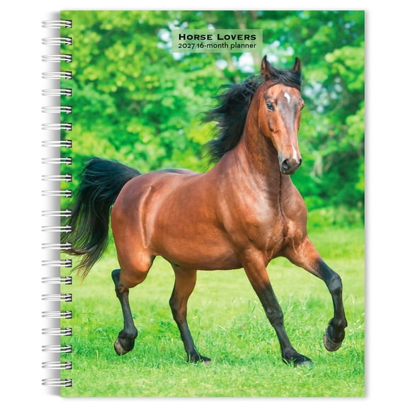 Horse Lovers | 2027 6x7.75" Spiral-Bound Wire-O Engagement Planner