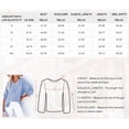 thumbnail image 2 of Women's Casual V Neck Long Sleeve Shirt Oversized Lightweight Blouse Top for Daily Wear, 2 of 8