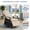 Khaki, variant on ATR ART to REAL Patio Swivel Recliner Chair,Outdoor Rocker Recliner with Foot Rest,Red