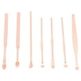 thumbnail image 1 of 7Pcs Portable Ear Pick Set Stainless Steel Ear Spoon Cleaner Spiral Earwax Removal Tools, 1 of 14