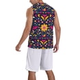 thumbnail image 2 of Honeii Cinco De Mayo Floral print basktball shirt for men and women, Unisex basketball jersey for Theme party-Small, 2 of 6