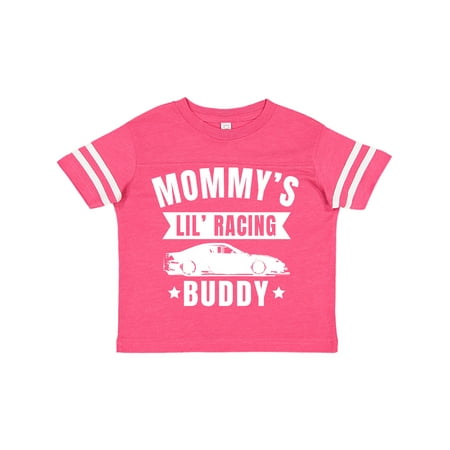 

Inktastic Mommys Lil Racing Buddy Gift Toddler Boy or Toddler Girl T-Shirt