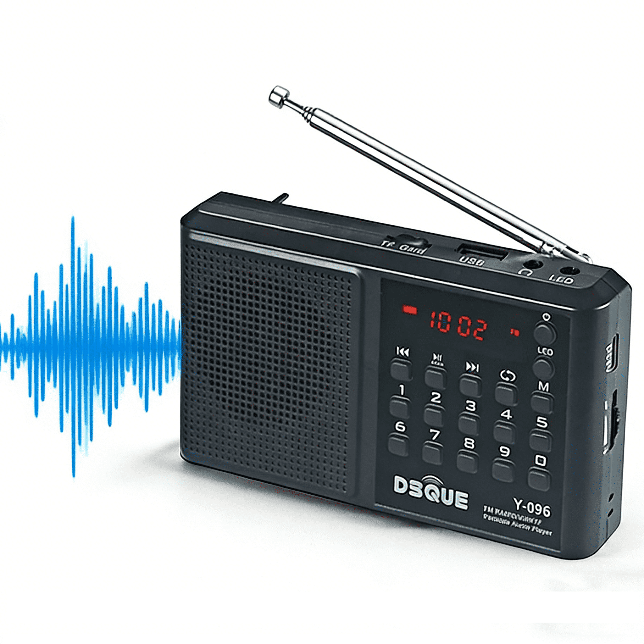 Victor Cassette Bluetooth Speaker with TWS Pairing, FM Radio, Aux
