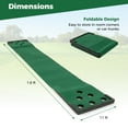 thumbnail image 3 of Gymax Golf Putting Game Set 11 FT Indoor Outdoor Puttin0g Green Mat for Backyard, 3 of 10