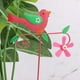 thumbnail image 1 of Estacas metálicas para jardín con luces solares • Pack de 2 • Estacas decorativas para flor exterior de 24" para jardín, patio, césped • Metal y tela resistentes a la intemperie, 1 of 4