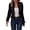 Black, variant on BAETEUY Women Jacket Stand Collar Long Sleeve - Double Breasted Short Suit Coat