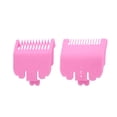 thumbnail image 3 of Juego de peines guía para cortar cabello de 1.5mm y 3mm, compatibles con máquinas WAHL, en color rosa, duraderos y fáciles de usar., 3 of 7
