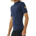 thumbnail image 2 of Dawn Patrol Performance Short Sleeve Rash Vest [Navy Marle], 2 of 3