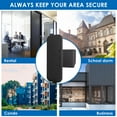 thumbnail image 3 of Anti-Theft Doorbell Mount Compatible with Blink Video Doorbell Mount Doorbell Camera Door Mount Punch Free Doorbell Mounting Bracket Not Block Doorbell Sensor for Apartment Home(Black), 3 of 10
