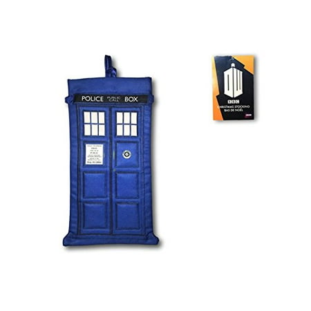 Doctor Who TV Series Blue Tardis Christmas Stocking Decoration - 18 Inches