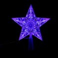 thumbnail image 1 of AMERTEER 10led LED Xmas Star Night Light Christmas Tree Top Five-pointed Lamp for Party, 1 of 6