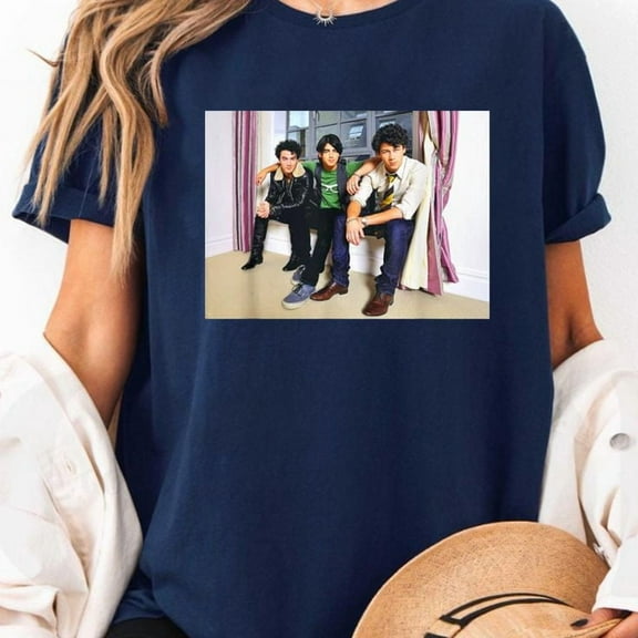 The Jonas Brothers Camp Rock Promo Photo T-Shirt Unisex, Sizes S-5XL, Gategoo