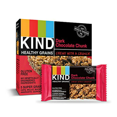 KIND Healthy Grains Bars Dark Chocolate Chunk Gluten Free 1.2 oz 30 Count