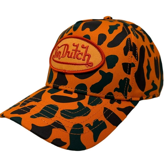 Von Dutch Exclusive Hat Camo Trucker 242 Embroidered Logo Patch Snapback Cap