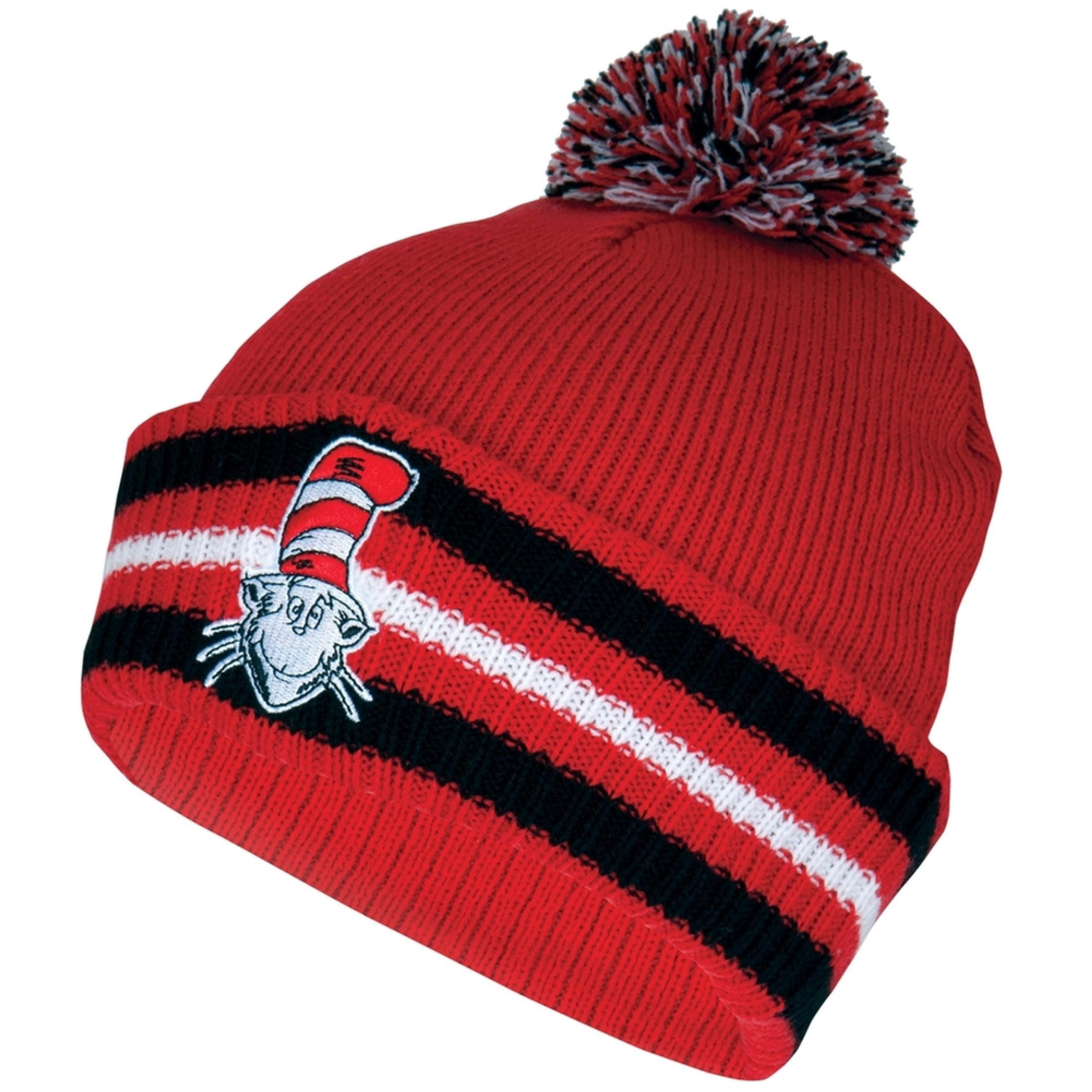Dr Seuss - Cat in the Hat Pom Pom Knit 