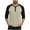 Beige Tops, variant on Dagegui Henley Shirts for Men Big and Tall Long Sleeve Tops Trendy Color Block Crewneck Pullover Baseball Tops Army Green M