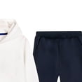 thumbnail image 5 of Ramiter Boys Clothes Size 10-12&nbsp;Youth Boys Clothes 2Pcs Long Sleeve Patchwork Hoodie Sweatshirt Sweatpants Boy Sweatsuit(Navy,12-18 Months), 5 of 6
