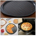 thumbnail image 7 of AURARMLET 2Pcs Wear Resistant Carbon Steel Pizza Pan Non Stick Baking Tray for Kitchen and Bakery, 7 of 7