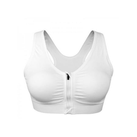 

Women s Zip Front Closure Sports Bra Ultra-thin Large Bra Sports Bra Front Zipper Full Cup Padded Tops Seamless Wirefree Active Workout Gym Yoga Bras