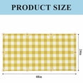 thumbnail image 3 of Yellow Gradient Fluorescent Light Covers, Farm Plaid Buffalo Checkered Gingham Magnetic Light Covers for Ceiling Lights, Fluorescent Ceiling Shade Filters for Classroom Bedroom Office 4x2Ft x 1PCS, 3 of 8
