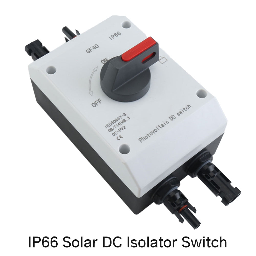 Dc Disconnect Switch Solar Pv Changeover Switch Off Switch Release
