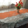 thumbnail image 4 of Saludos calabaza hoja de arce mantel de encaje camino de mesa cubierta decoración del Día de Acción de Gracias oso de fresa  Electrónica, 4 of 5