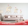 thumbnail image 3 of Unfinished Wood Reindeer Shape - Craft - up to 46" DIY 12" / 1/8", 3 of 4