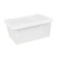 thumbnail image 3 of Caja de alimentación para reptiles, contenedor de eclosión, casa transparente, caja de cría, terrario transparente, hábitat para ranas, mini mascotas, 27 x 188 x 12 cm, 3 of 8