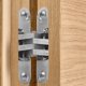 thumbnail image 1 of HONMEET 2Ud Bisagra Para Puertas Plegables Con Materiales Resistentes Y Invisible Plateado, 1 of 6