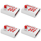 thumbnail image 1 of Potable Gamepad 3 Modos Conexión Joystick Gaming Para PS4/PS3/PC (+) Blanco Rojo, 1 of 8