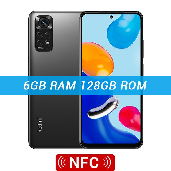 Versión global Xiaomi Redmi Note 11 4GB RAM 64GB ROM / 6GB RAM 128GB ROM Teléfono móvil Snapdragon 680 33W Pro Carga rápida Tan Jianjun unisex