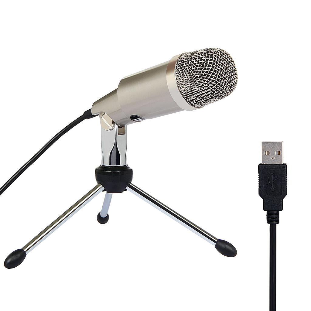 LeeQinersw Professional USB Condenser Microphone for Audio Recording Podcasting & Stand