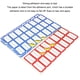 thumbnail image 5 of Kearding 50 unids/bolsa de etiquetas adhesivas para condimentos de azúcar, sal y especias, cajas para el hogar, etiquetas adhesivas, herramienta de Carpetas de archivos Azul, 5 of 6
