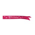 thumbnail image 2 of Party Central Pack of 6 Hot Pink Baby Girl 1st Birthday Party Sash, 2 of 2