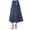 Blue, variant on PMVFHDE Women Fashion Temperament High Waisted Long Skirts For Women Leather Large Swing Casual Daily Wear Party Maxi Skirt Blue,XL