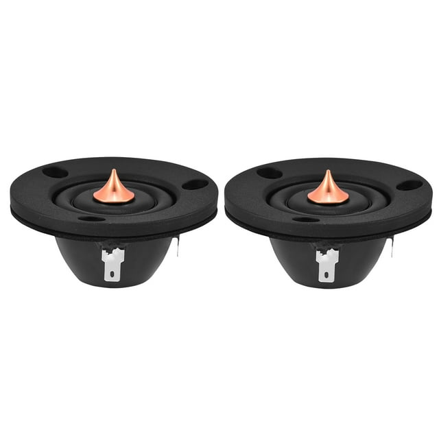 2 altavoces de agudos con cúpula de película de seda de 2" y 4 ohmios, 4 Ω y 30 W para coche