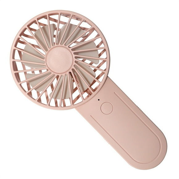 Bewildely Ventiladores pequeños incorporada multicolor Suministros de oficina 4.5V 3 engranajes Herramienta de enfriamiento de aire Recargable Electrodomésticos Rosado Bewildely HA063623-02