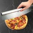 thumbnail image 6 of Uxcell Pizza Cutter Stainless Steel Shredder Razor for Pastry Dough 13.8"x1"x3.9"(L*W*H)., 6 of 6