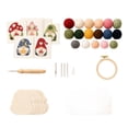 thumbnail image 5 of Gnome Punch Needle Coasters Kit, All-In-One Embroidery Craft Set, Beginner Friendly Punch Needle Kit for Adult DIY Home Kitchen Decor, 5 of 8